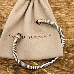 ❤️❤️David Yurman Garnet Cable Classic Bracelet❤️❤️